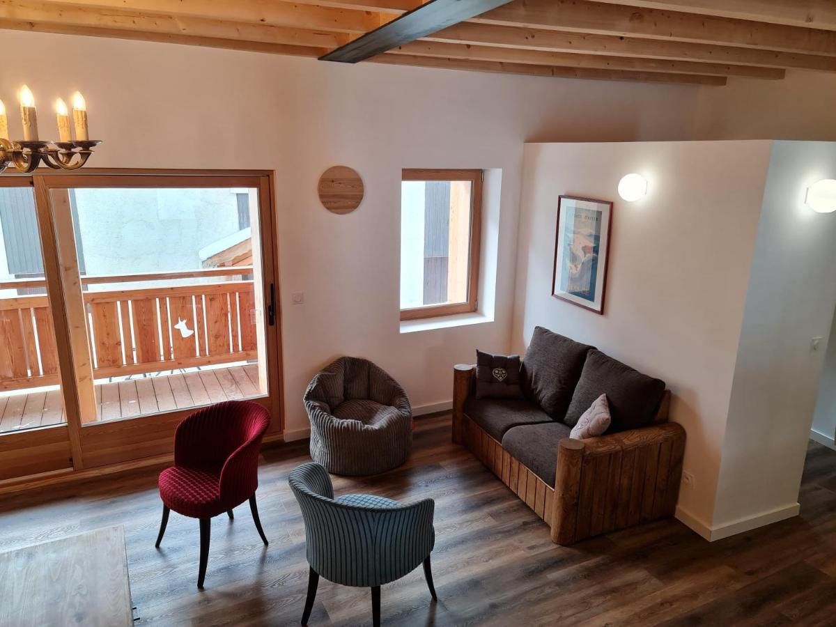 La Maizon Du Bois - Le Haut Appartement De 130 M2 - Le Bas Appartement De 70 M2 La Plagne Luaran gambar
