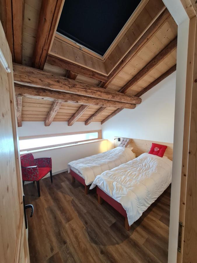 La Maizon Du Bois - Le Haut Appartement De 130 M2 - Le Bas Appartement De 70 M2 La Plagne Luaran gambar